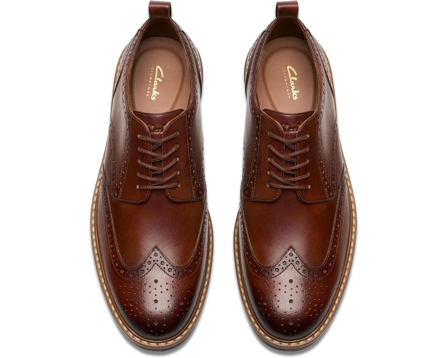 Men's Clarks Aldwin Limit Mid Tan Leather