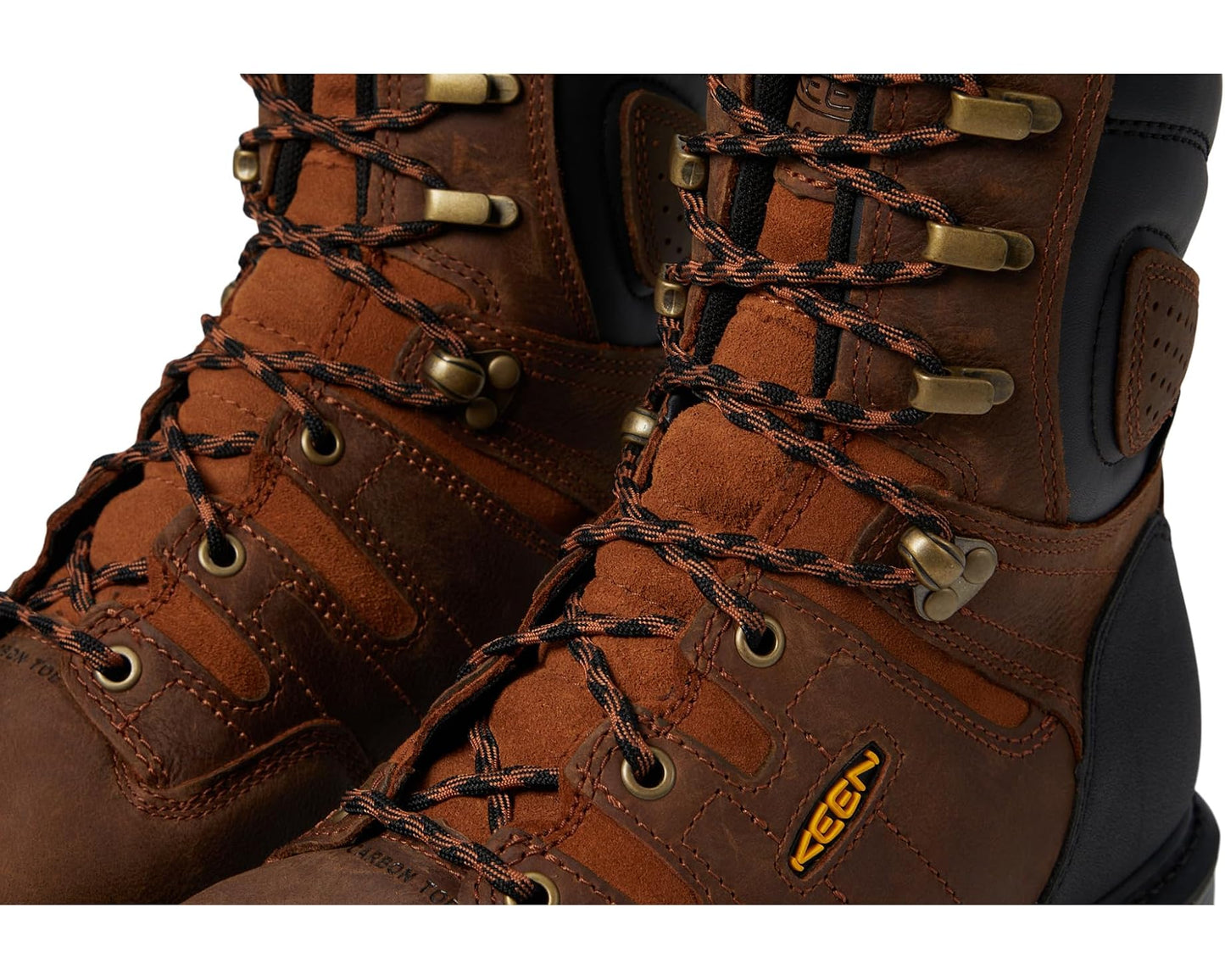 Men's KEEN Utility Camden 8 Waterproof 600G (Comp Toe) Leather Brown/Black