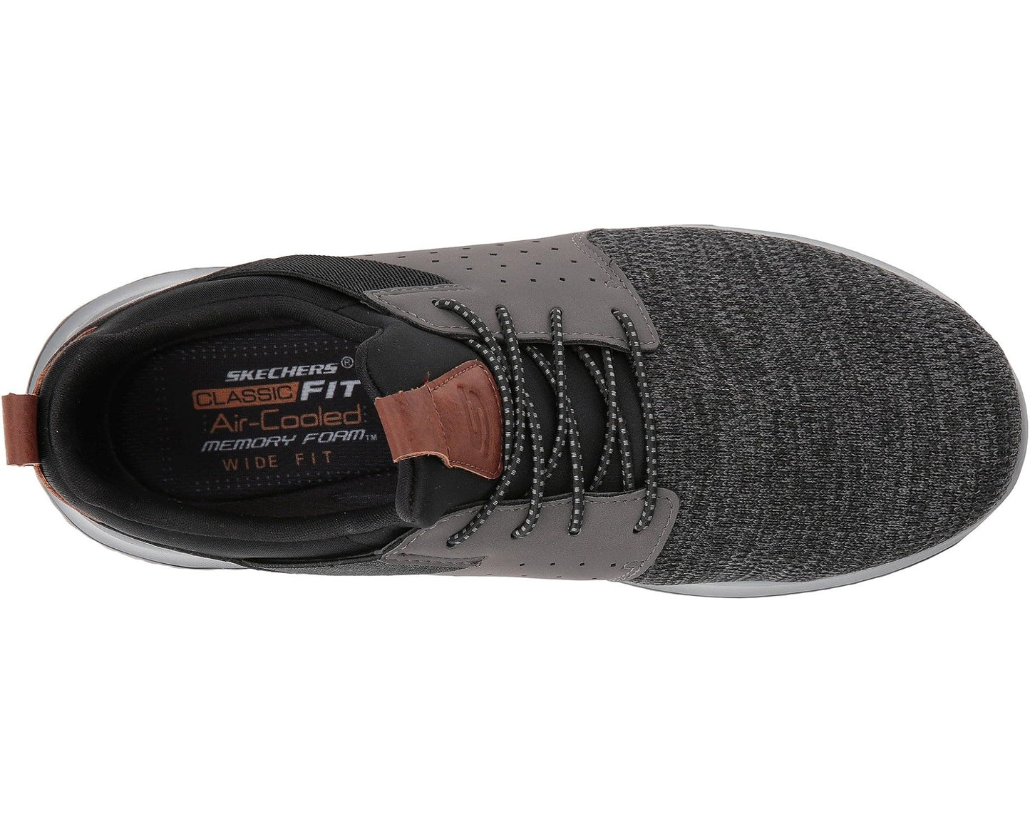 Men's SKECHERS Classic Fit Delson Camben Black/Gray
