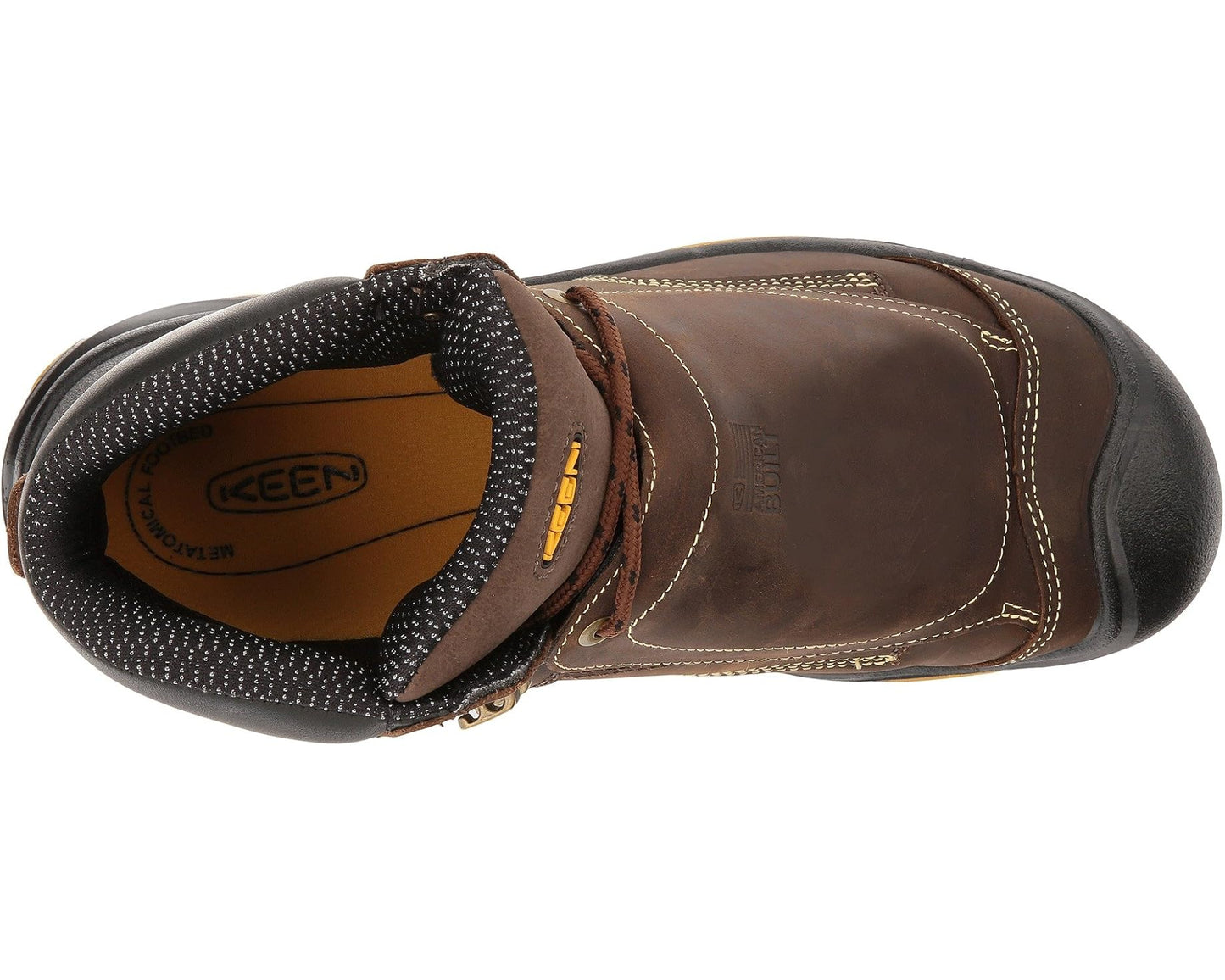 Men's KEEN Utility Mt. Vernon 6 External Met (Steel Toe) Cascade Brown/Tawney Olive