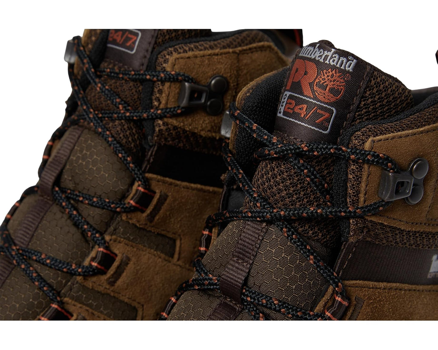 Men's Timberland PRO Switchback LT 6 Inch Soft Toe Waterproof Industrial Work Hiker Boots Brown/Gum