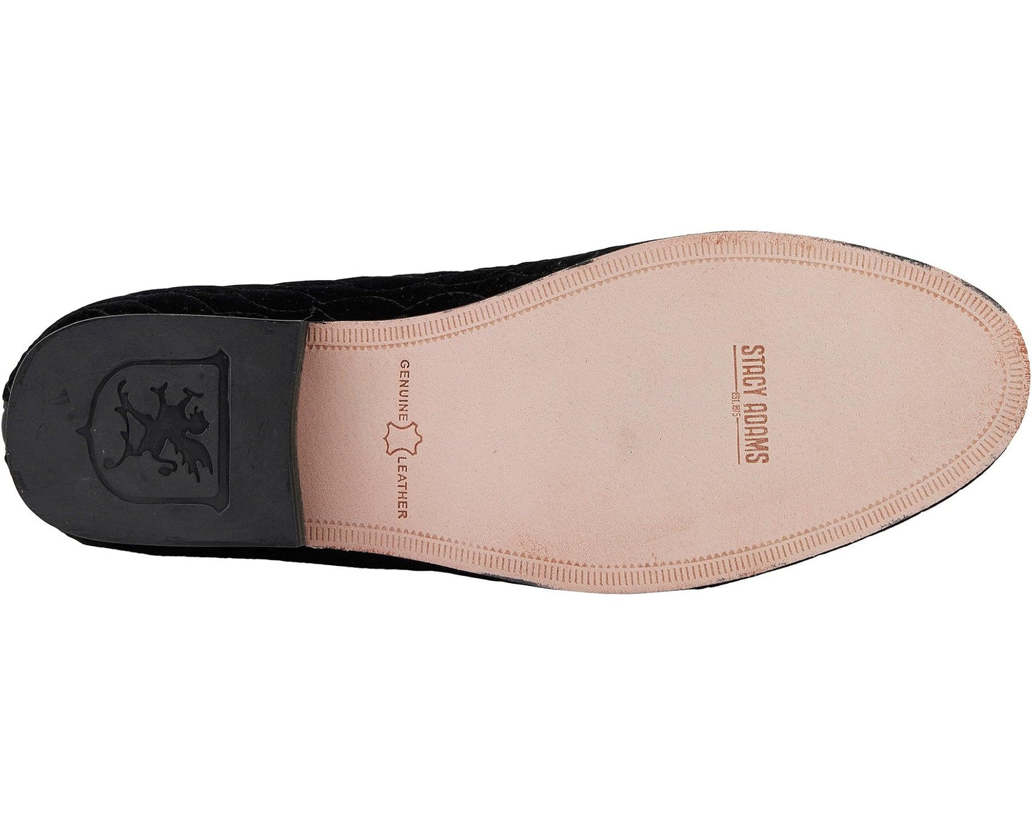 Men's Stacy Adams Valet Velour Slip-On Loafer Black