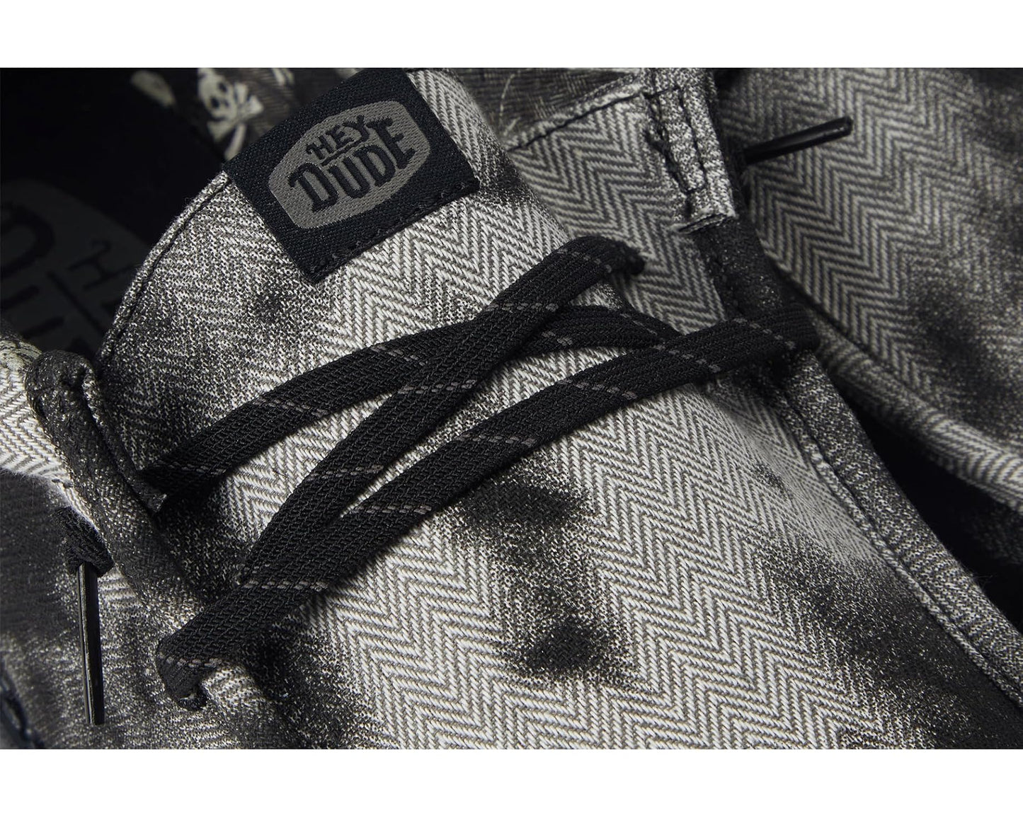 Men's Hey Dude Wally Funk Over Dye Black/Granite Grey
