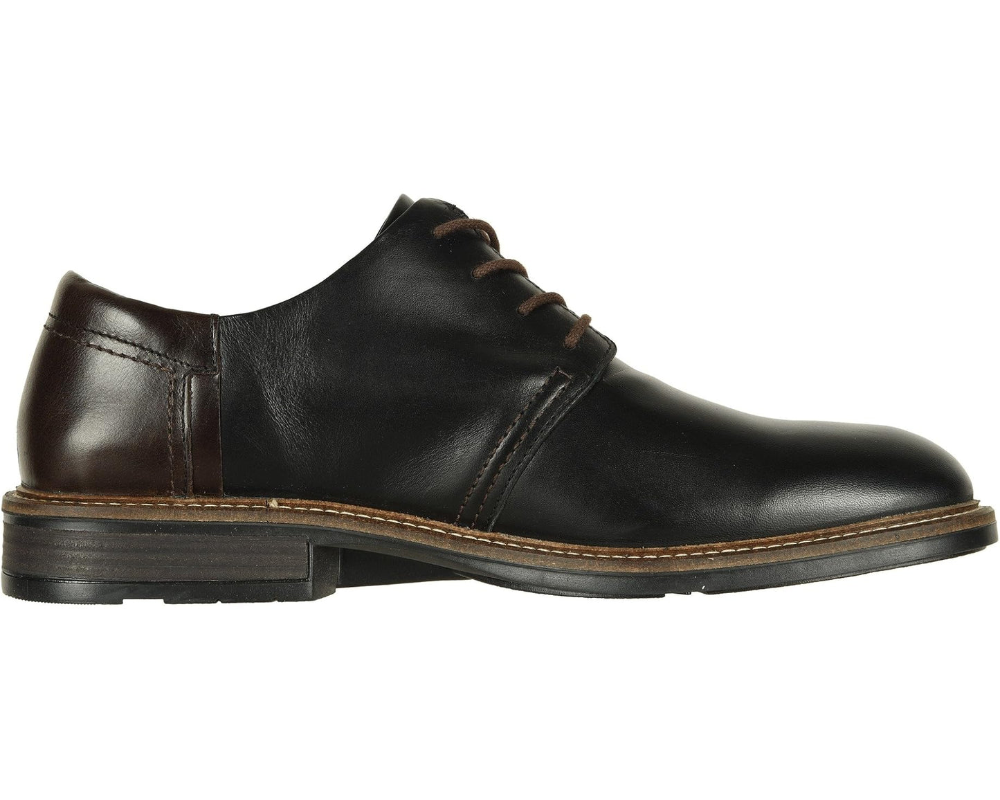 Men's Naot Chief Black Raven Leather/Walnut Leather
