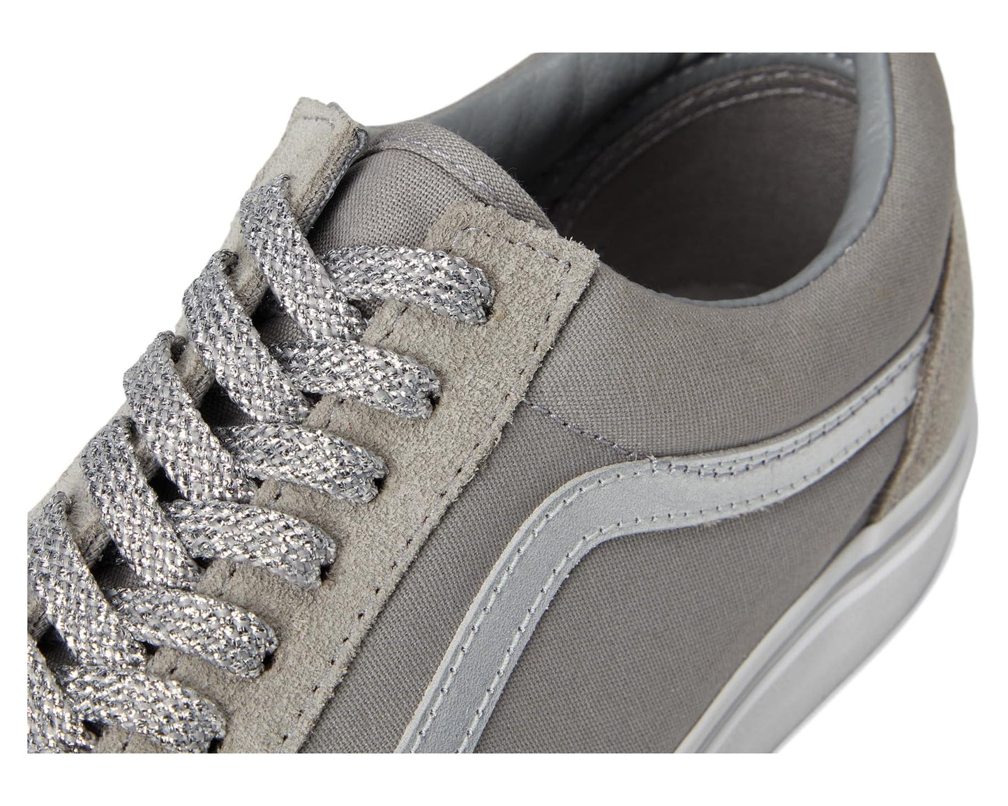 Unisex Vans Old Skool Metallic Pop Gray