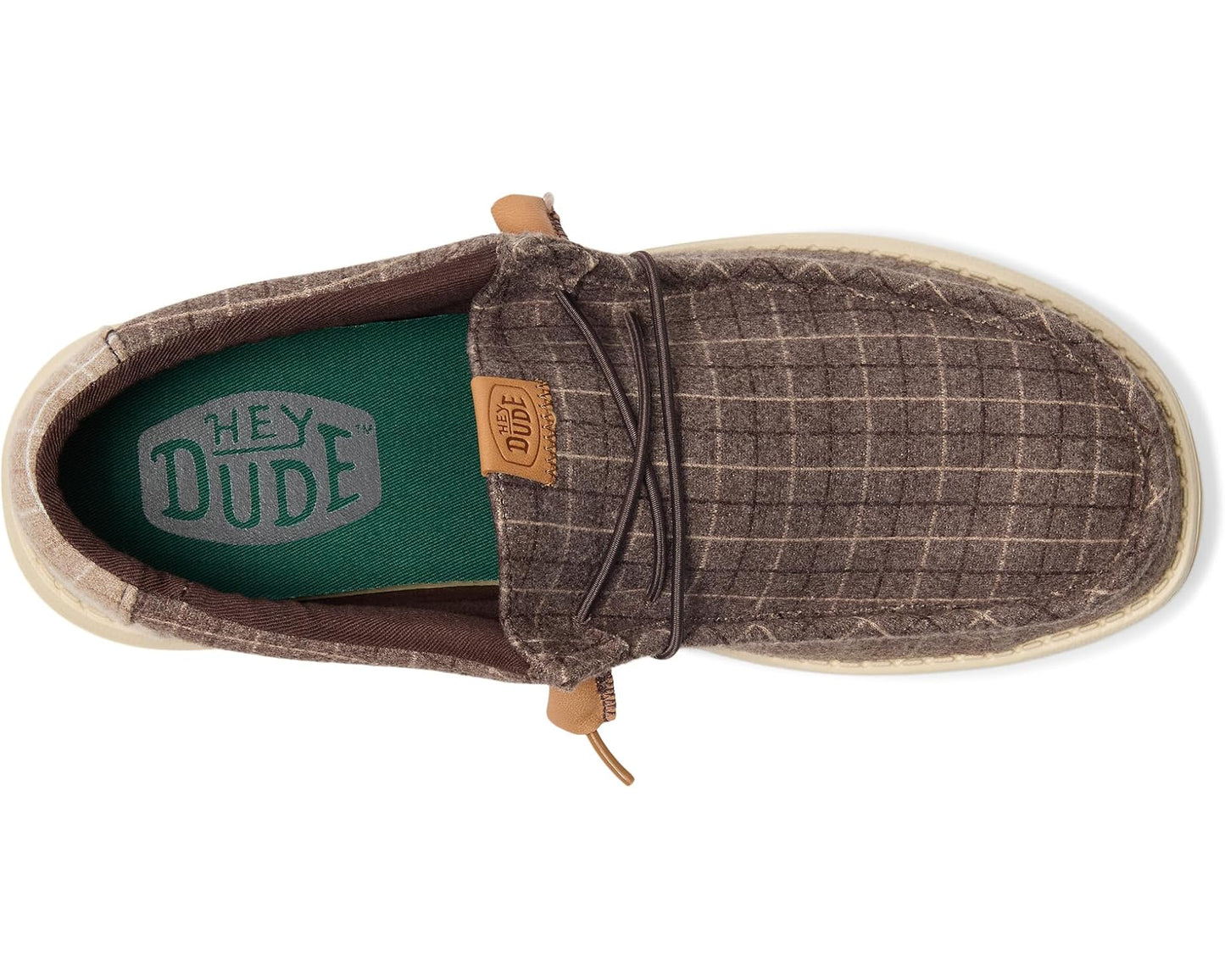 Men's Hey Dude Wally Plaid Corduroy Mole Brown/Multi