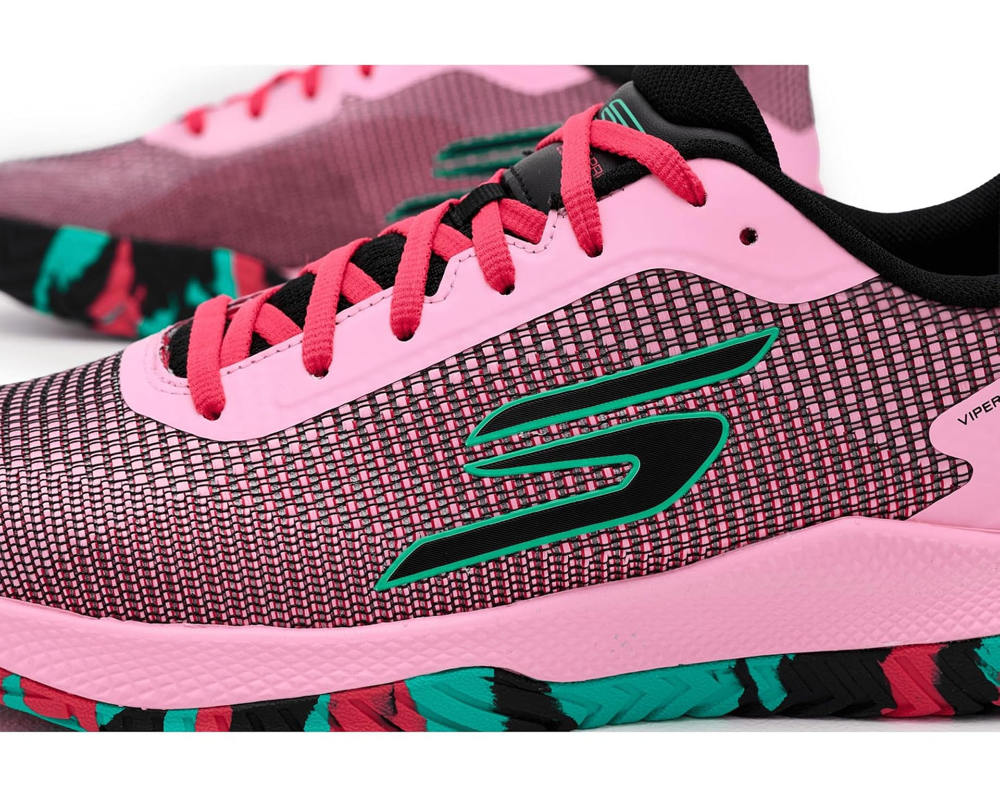 Men's SKECHERS Pickleball Viper Court Pro 2.0 Sneaker Pink/Black