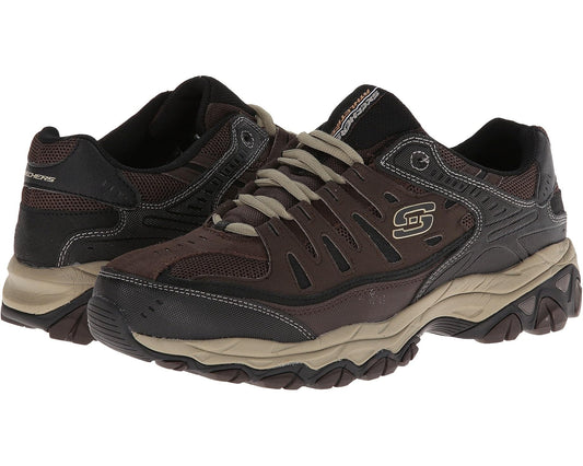 Men's SKECHERS Afterburn M. Fit Brown/Taupe