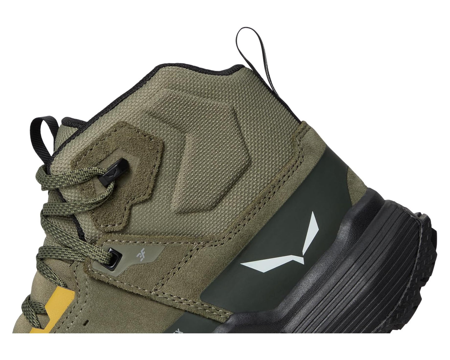 Men's SALEWA Pedroc 2 Leather Mid Ptx Faded Green/Dark Olive