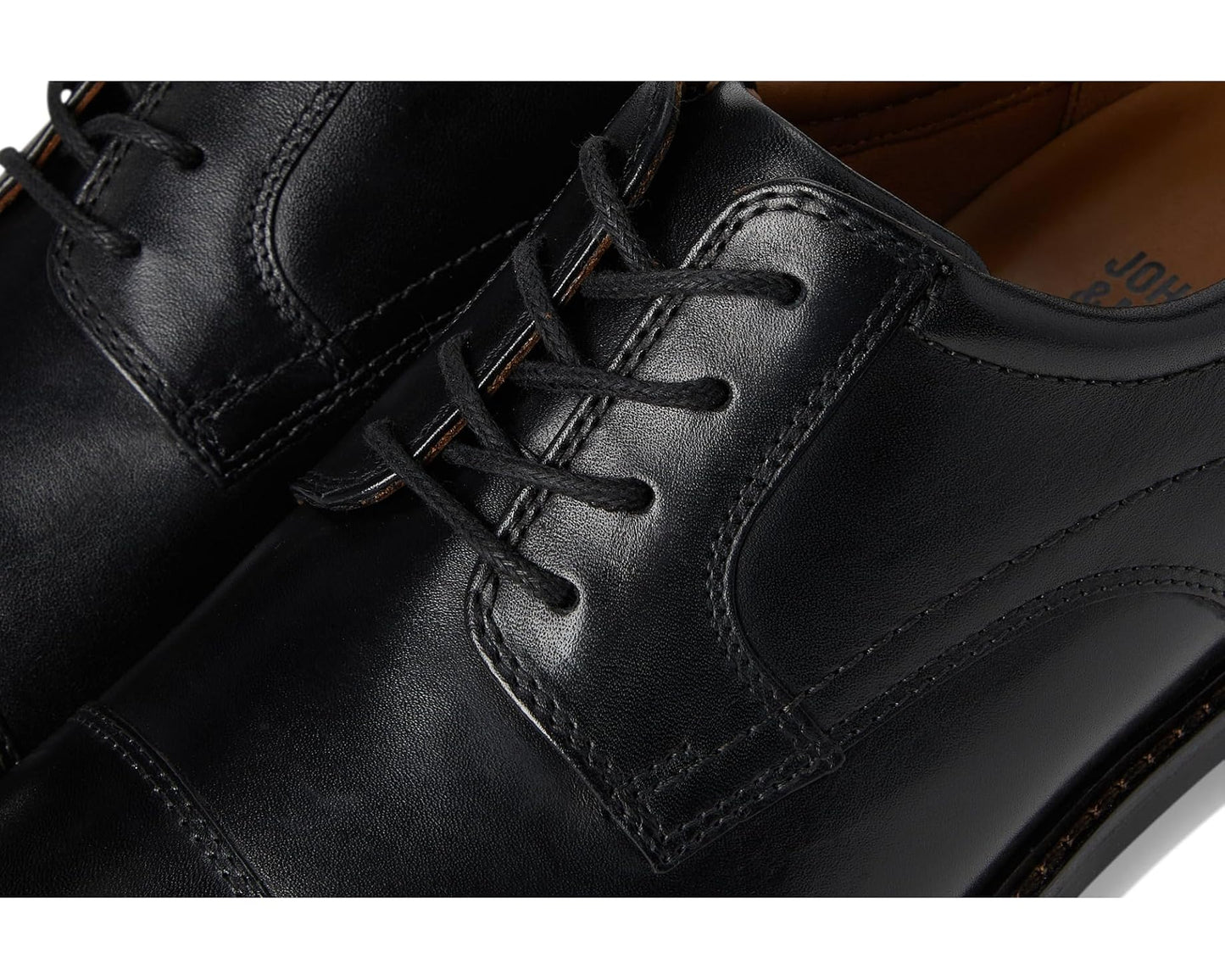 Men's Johnston & Murphy Mason Cap Toe Black Full Grain