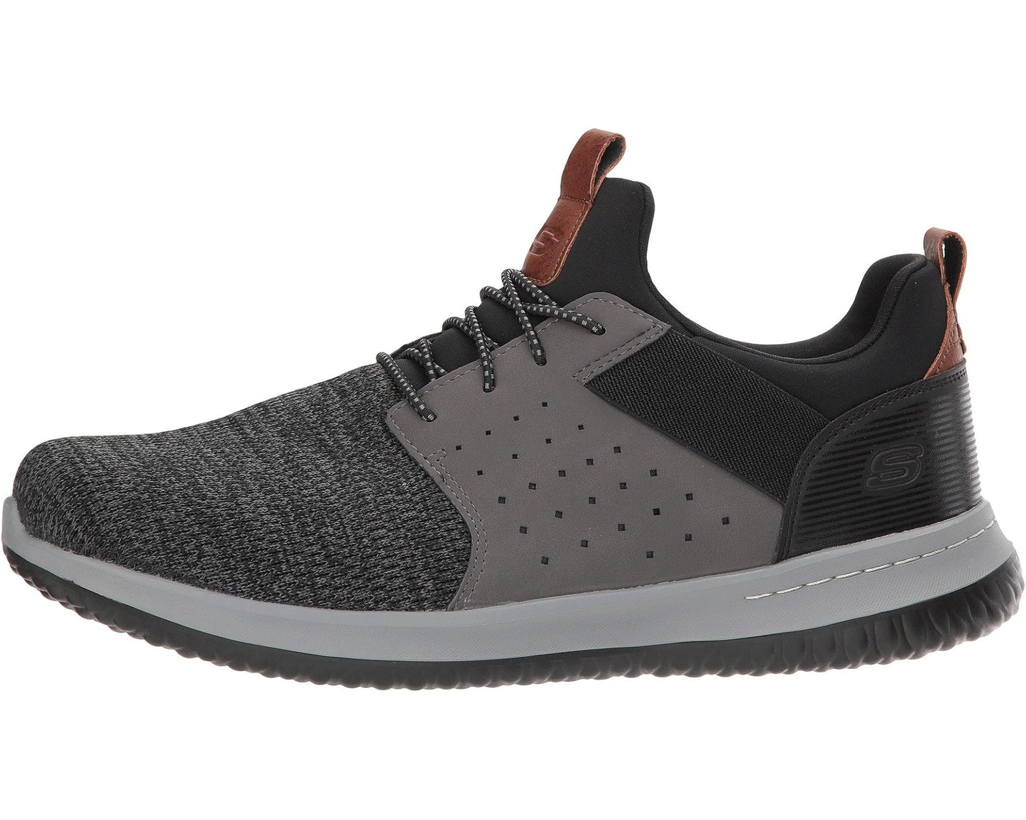 Men's SKECHERS Classic Fit Delson Camben Black/Gray