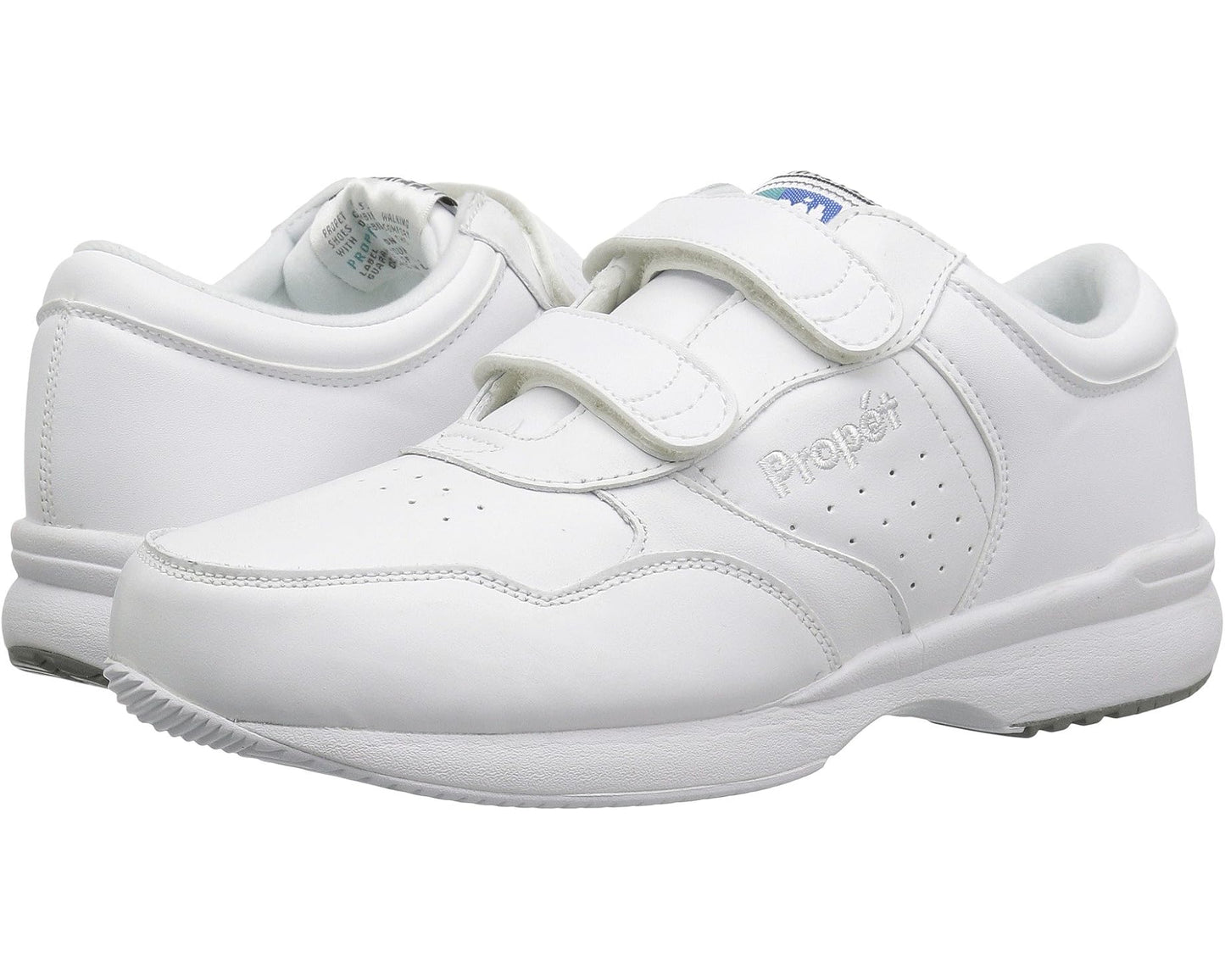 Men's Propet Life Walker Strap Medicare/HCPCS Code = A5500 Diabetic Shoe White