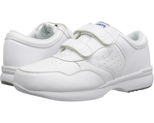 Men's Propet Life Walker Strap Medicare/HCPCS Code = A5500 Diabetic Shoe White