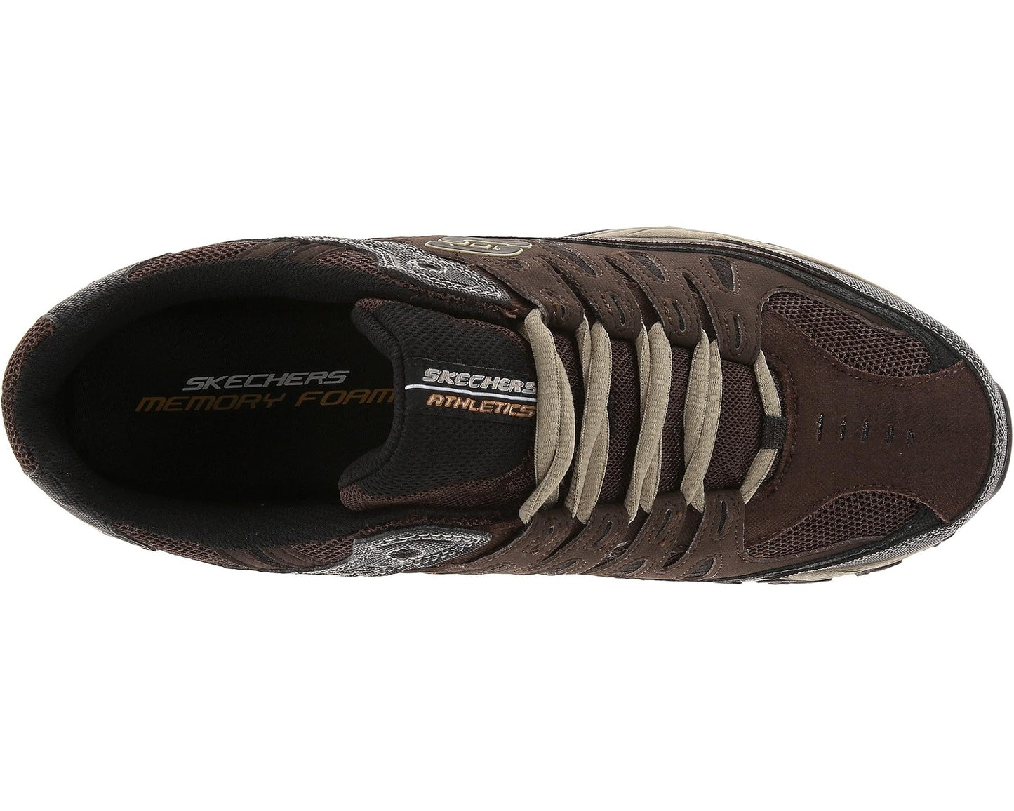 Men's SKECHERS Afterburn M. Fit Brown/Taupe