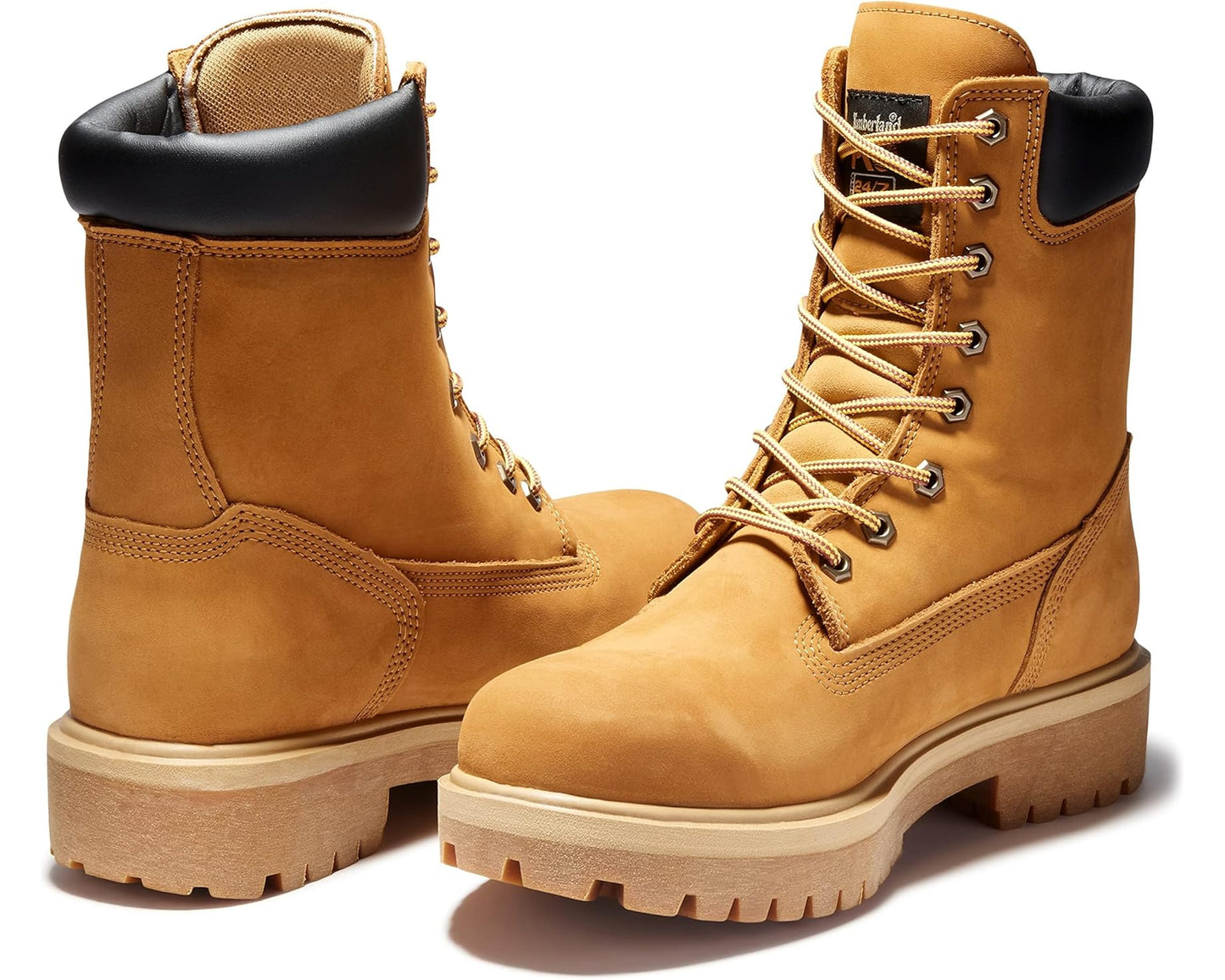 Men's Timberland PRO Direct Attach Waterproof 8 Soft Toe Wheat-2024 NEW