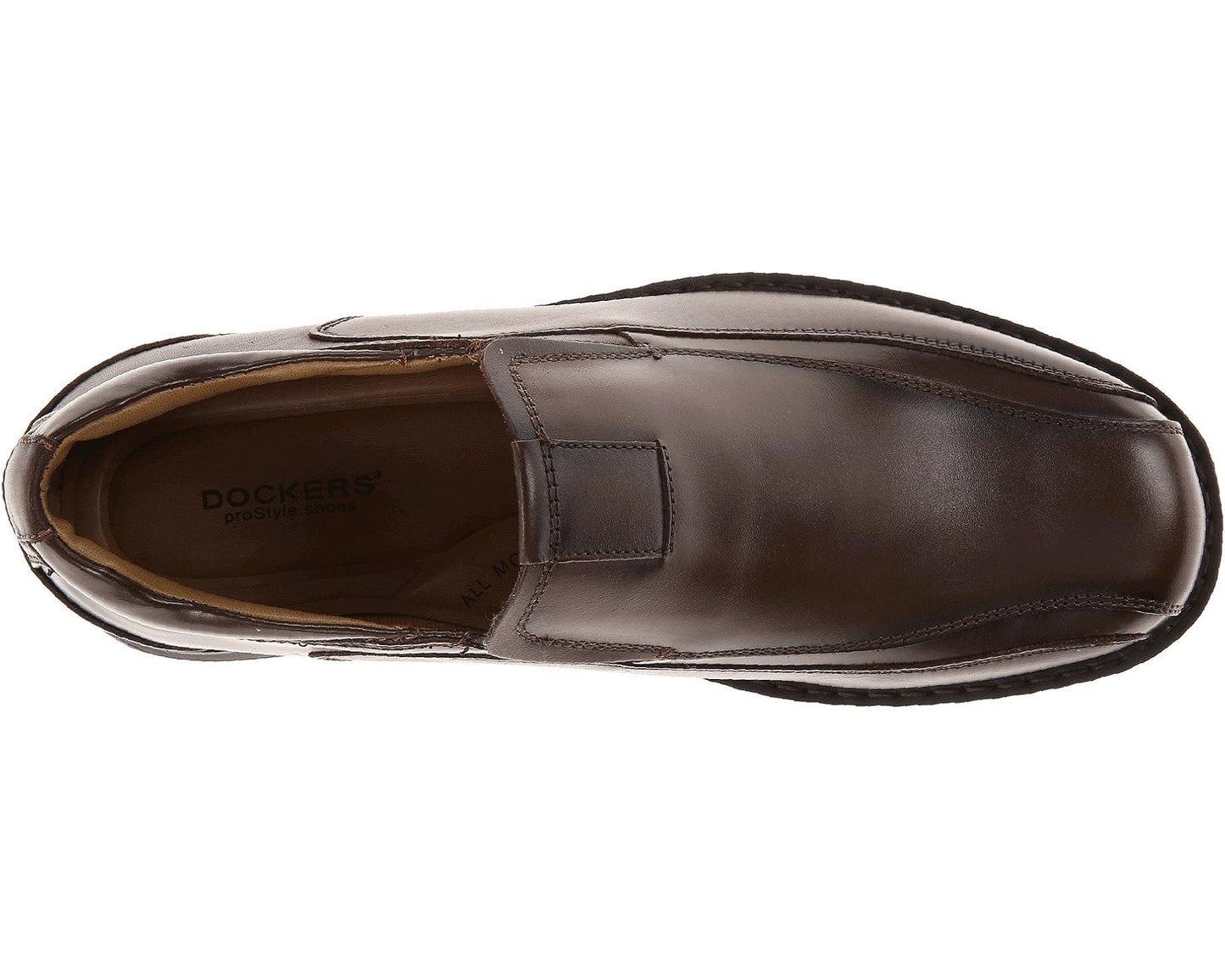 Men's Dockers Agent Bike Toe Slip On Dark Tan