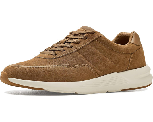 Men's Peter Millar Journeyman Suede Sneaker Dark Jute