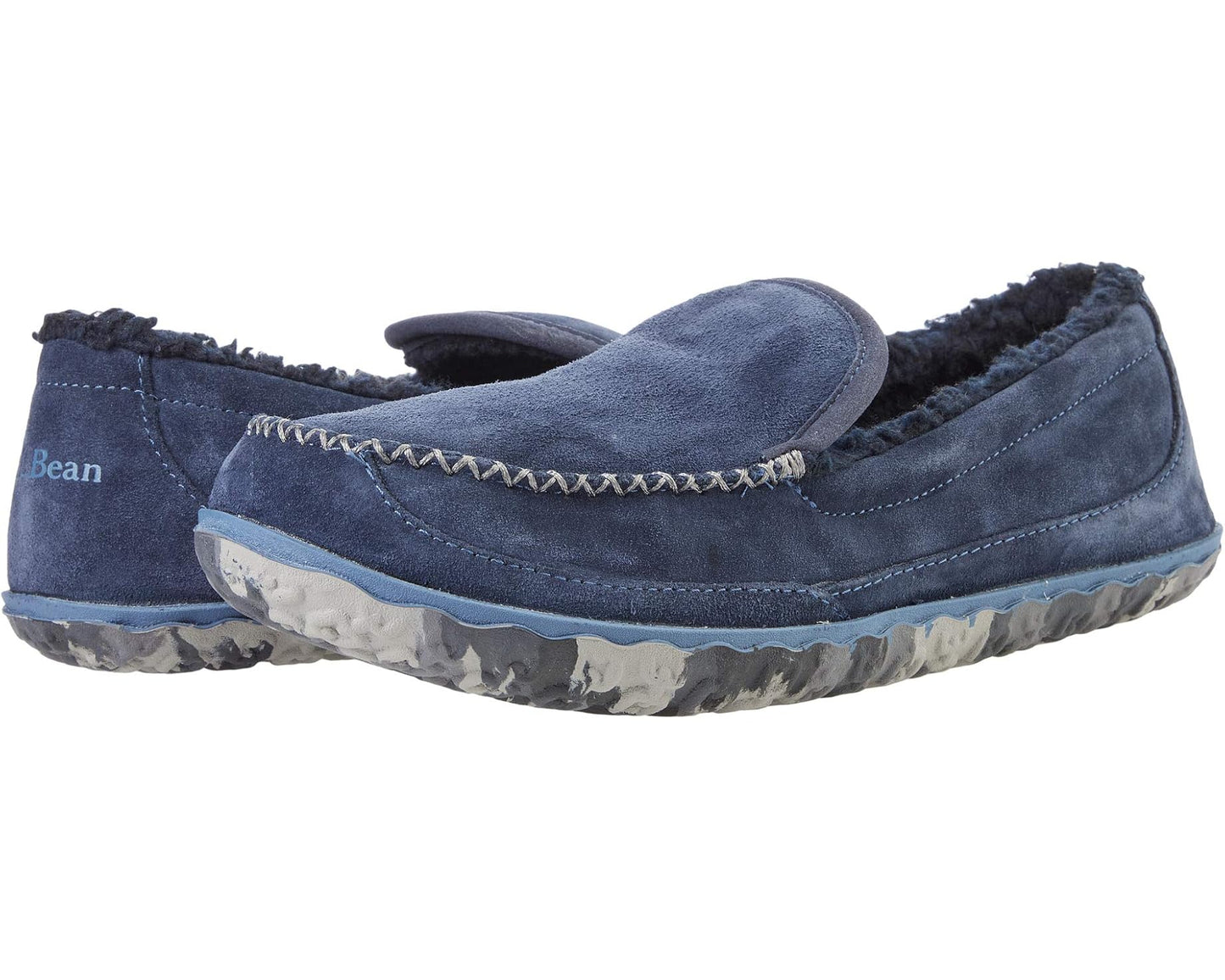Men's L.L.Bean Mountain Slippers Carbon Navy