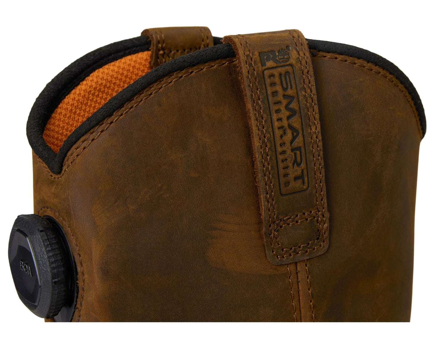 Men's Timberland PRO True Grit BOA Pull-On Composite Safety Toe Waterproof Earth Bandit Brown