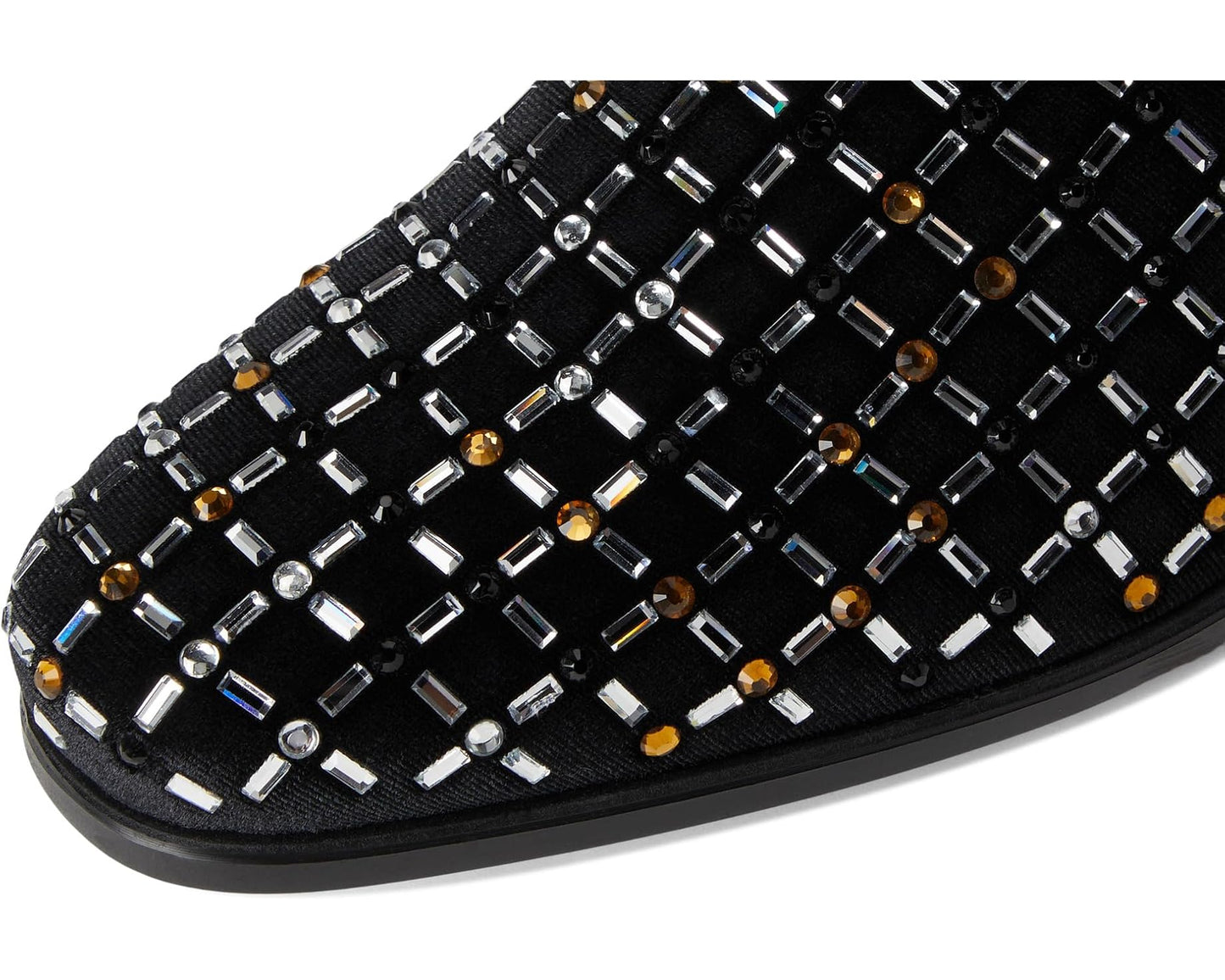 Men's Stacy Adams Stallford Rhinestone Slip-On Black Multi