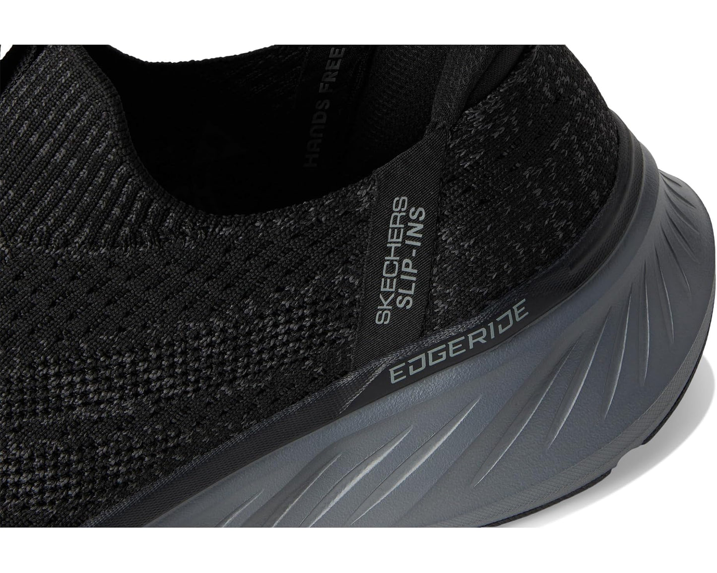 Men's SKECHERS Edgeride Commissioner Hands Free Slip-in Black/Charcoal