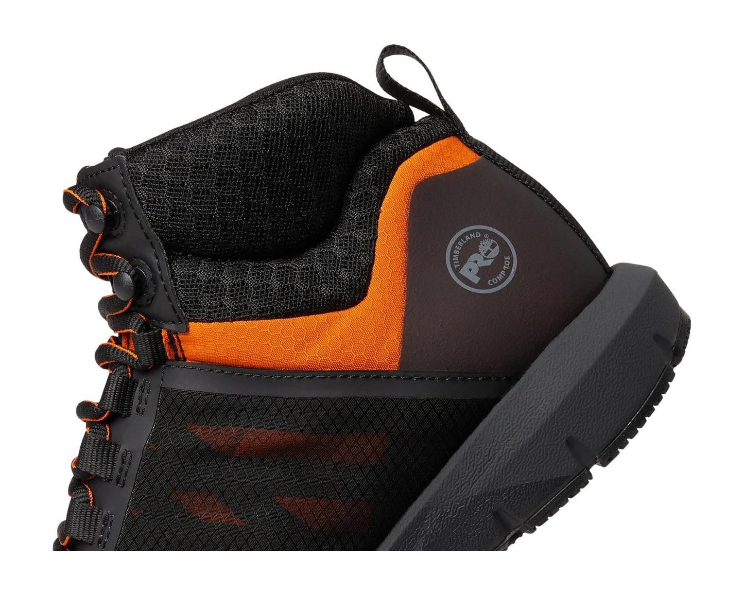 Men's Timberland PRO Radius Mid Composite Safety Toe Black/Orange 1