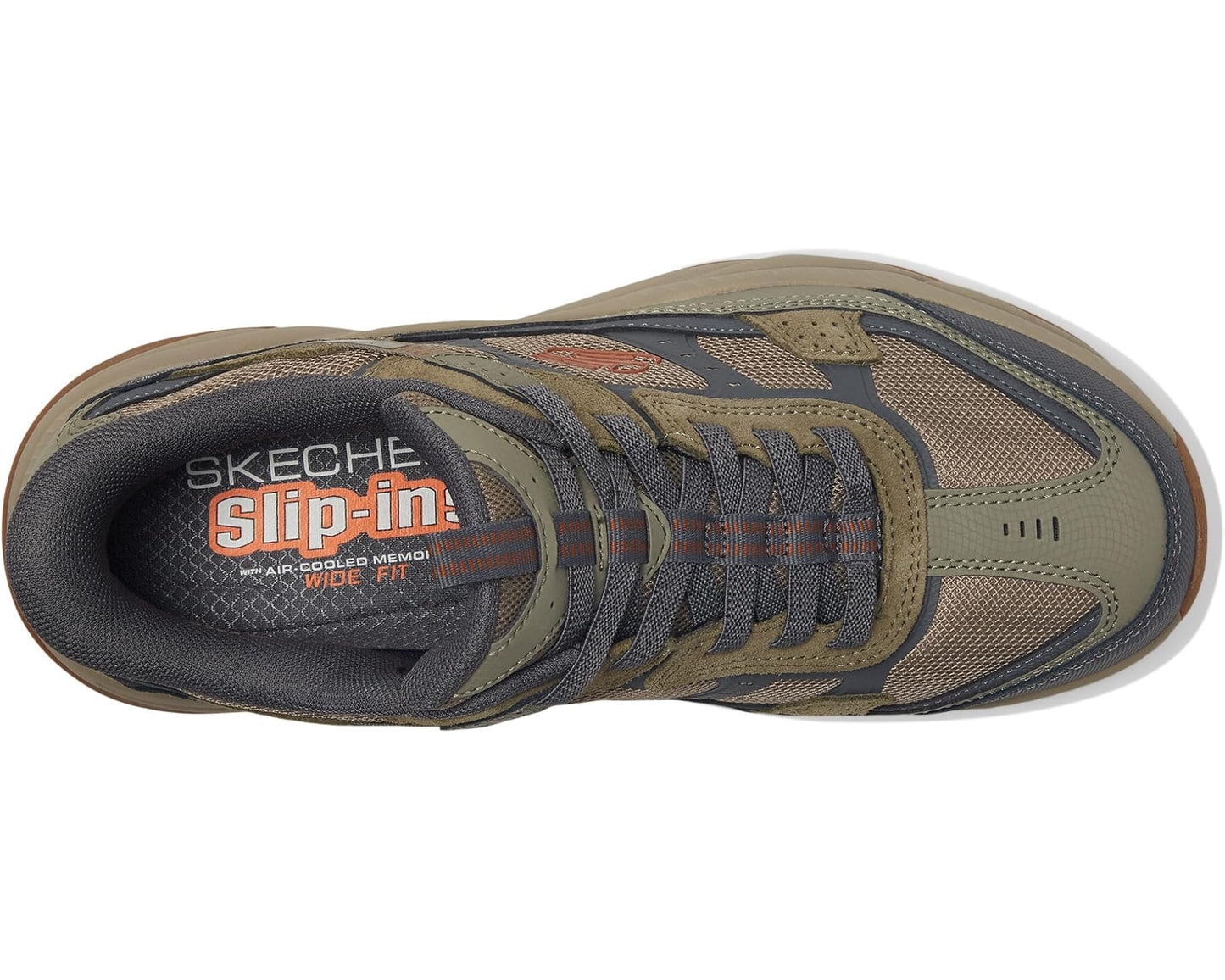 Men's SKECHERS Vigor AT Hands Free Slip-In Sneaker Olive/Gray