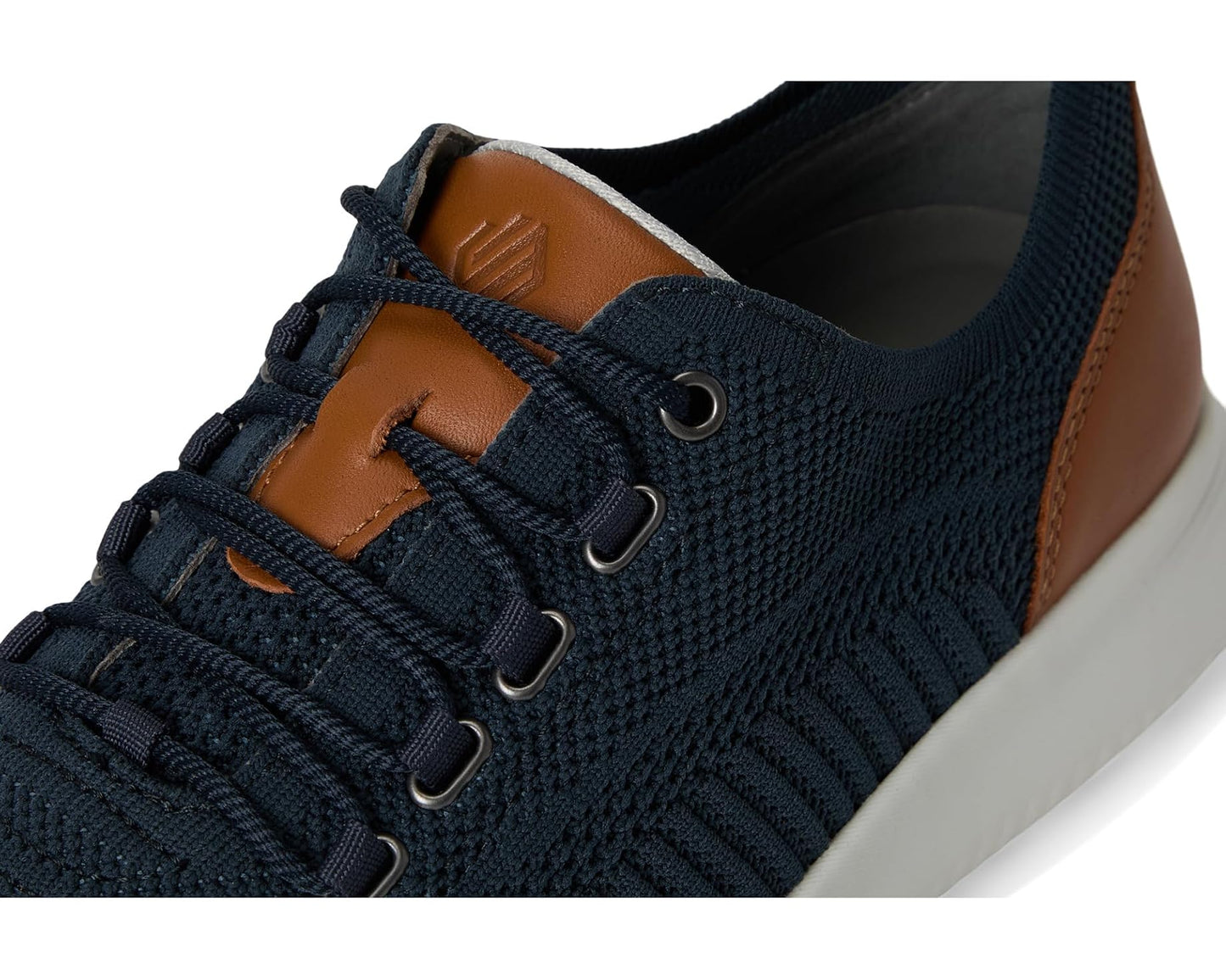 Men's Johnston & Murphy Amherst Knit U Throat Navy Knit