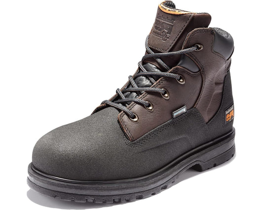 Men's Timberland PRO Power Welt 6 Waterproof Steel Toe Rancher Brown 1