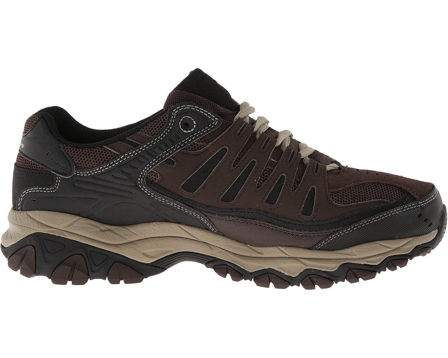 Men's SKECHERS Afterburn M. Fit Brown/Taupe