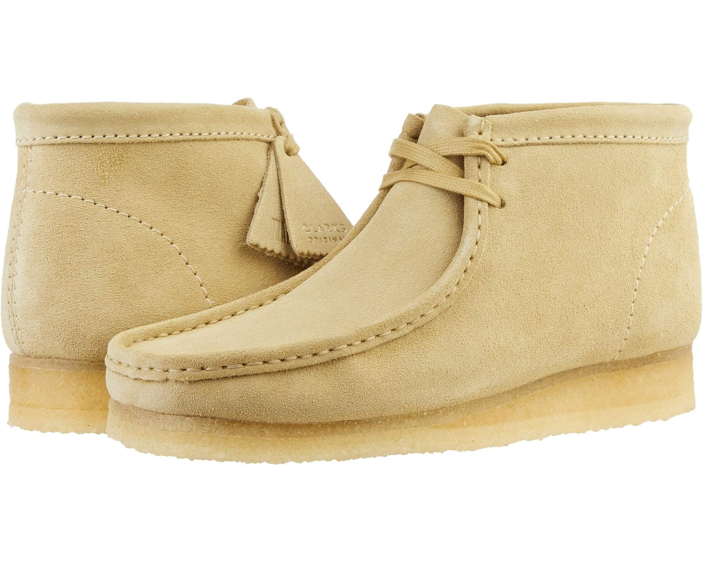 Men's Clarks Wallabee Boots Maple Suede
