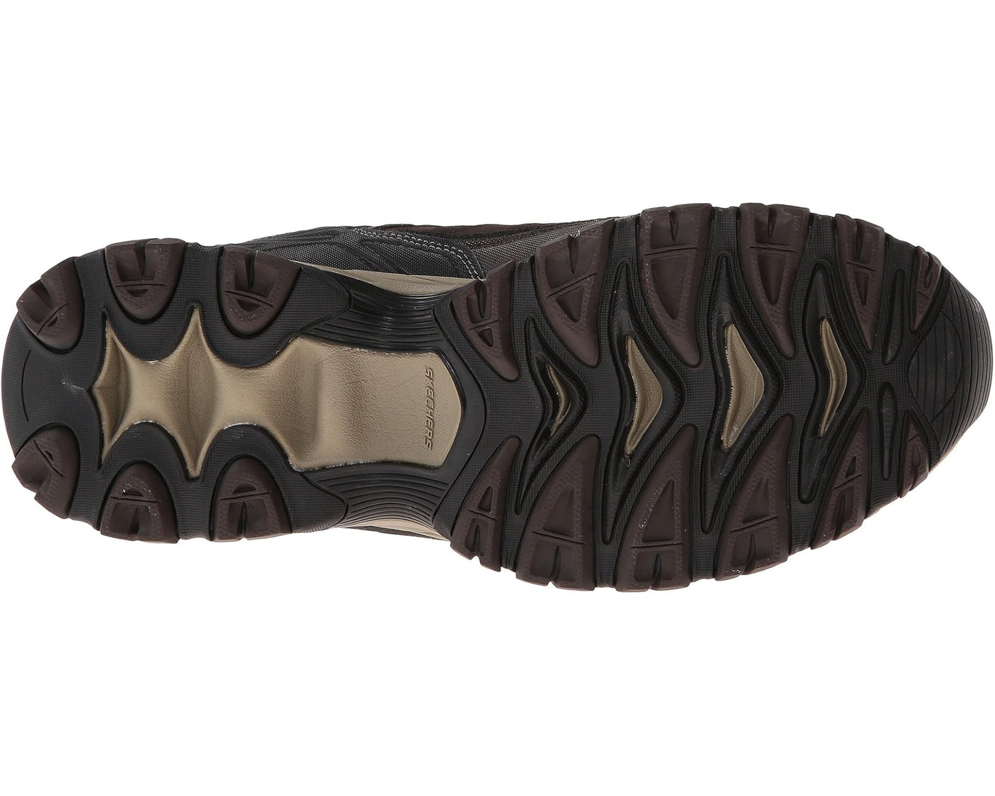Men's SKECHERS Afterburn M. Fit Brown/Taupe