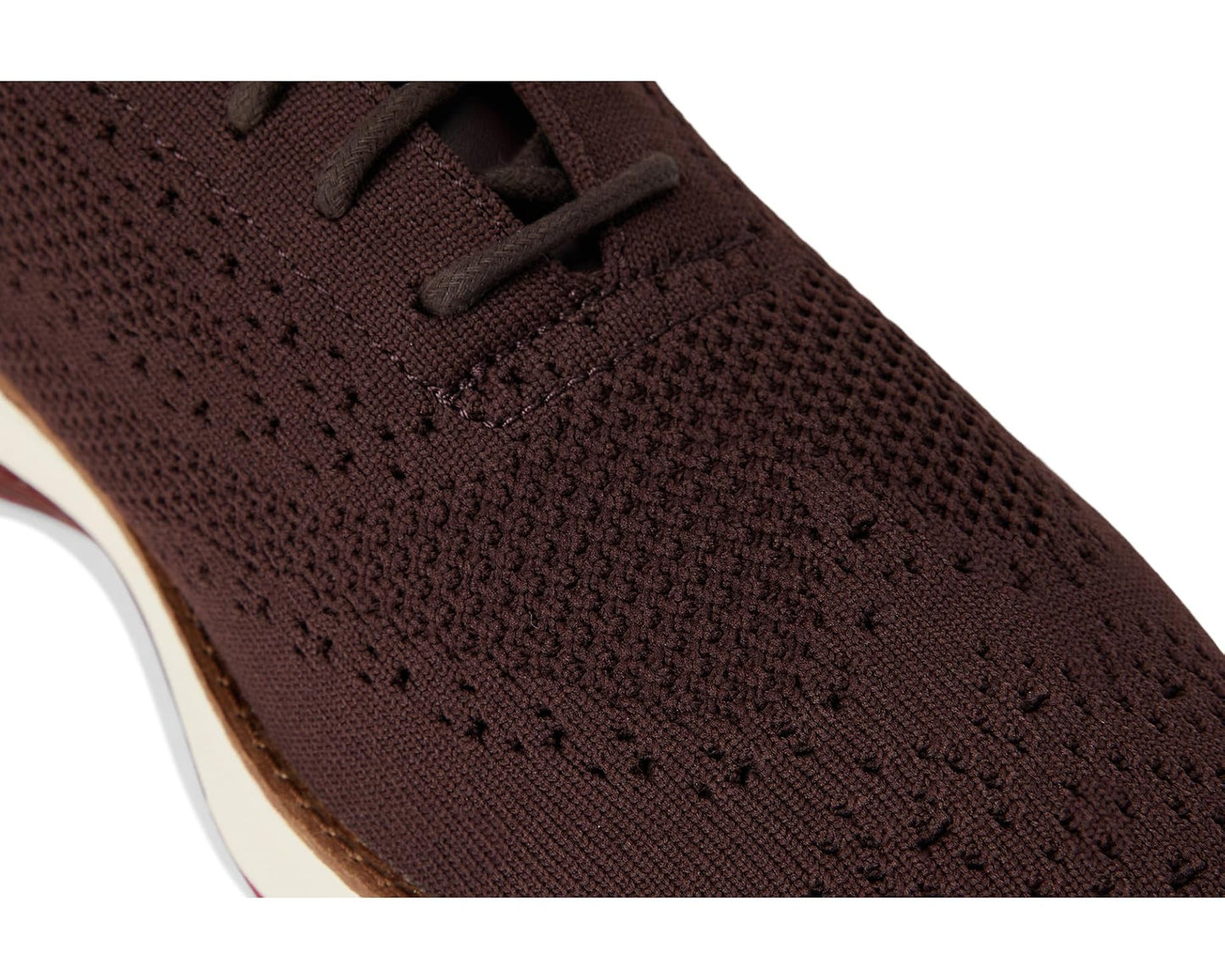 Men's Cole Haan Original Grand Energy Weave Stitchlite Wing Oxford Chocolate Raisin/Claret/Ivory