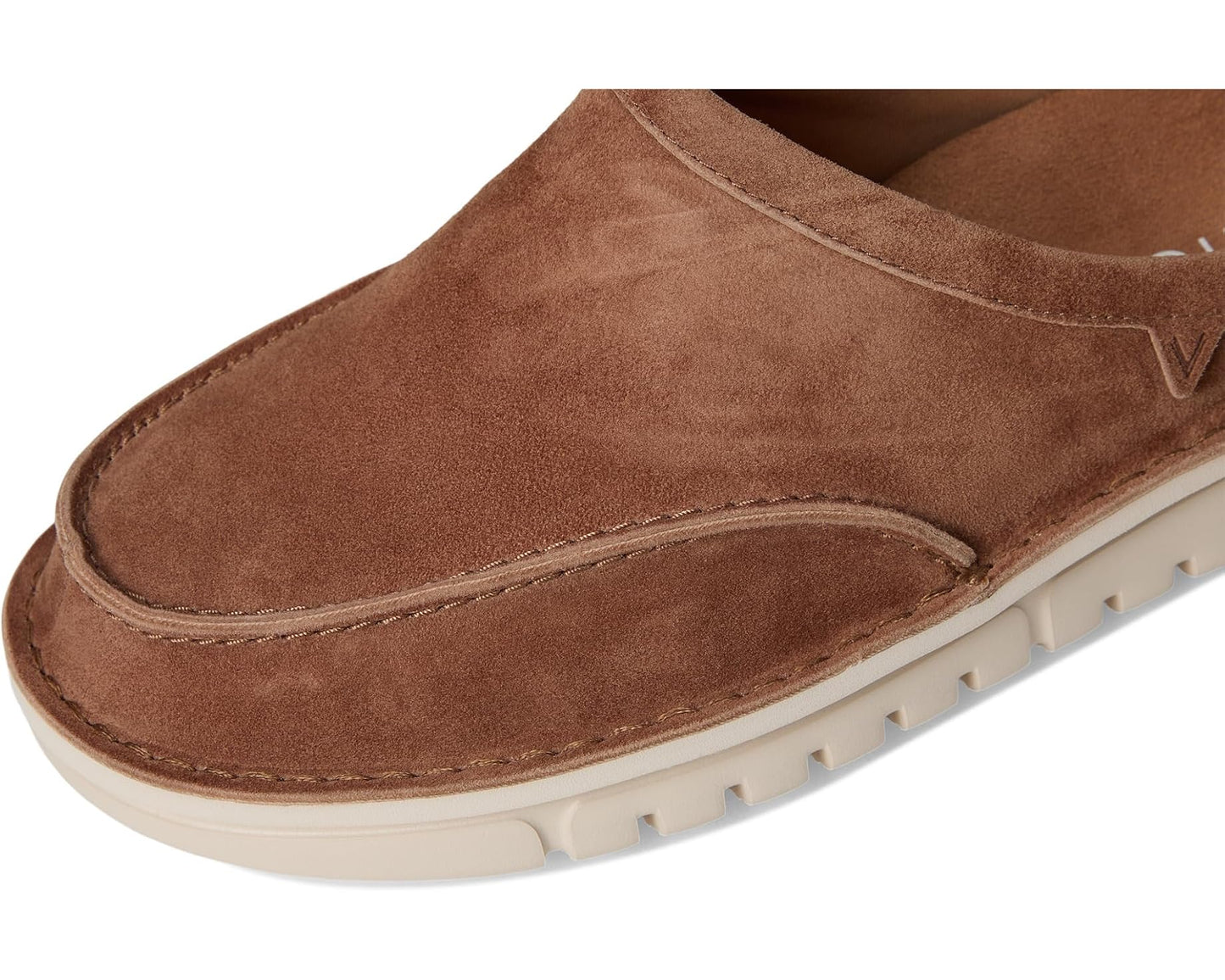 Men's VIONIC Muptown Clogs Mules Hazelnut Brown Waxed Suede