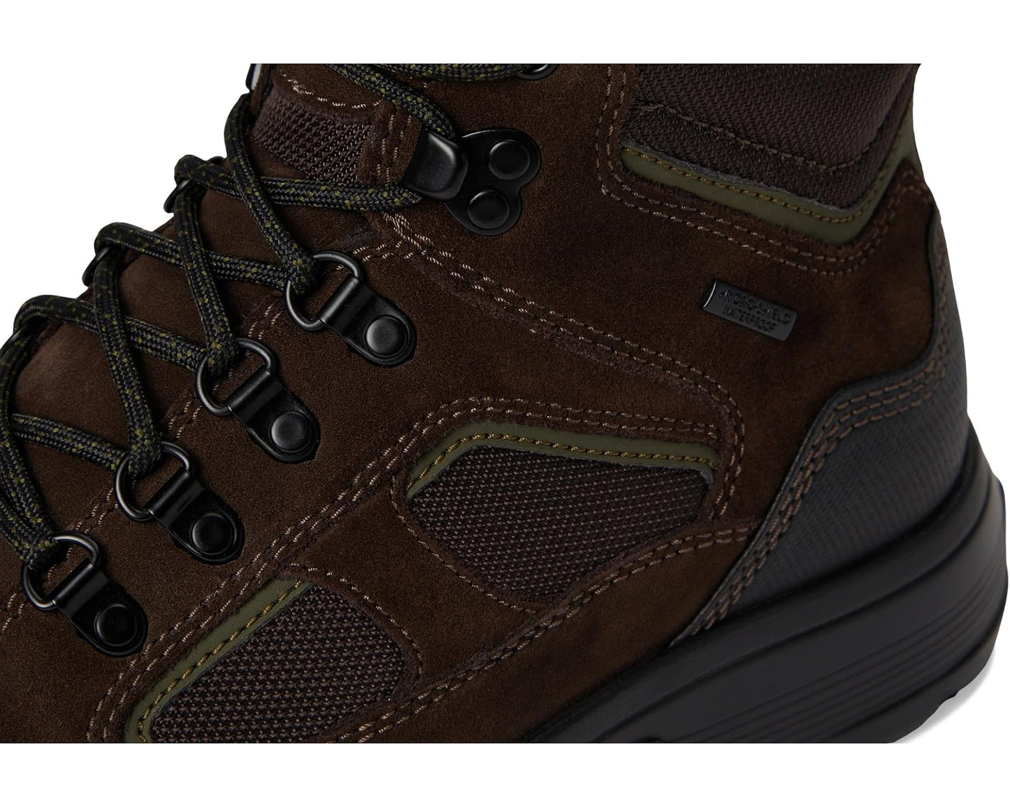 Men's Rockport Evan Waterproof Boots Dark Brown Multi
