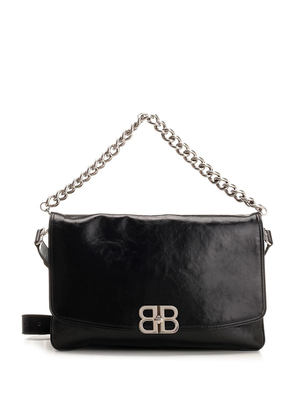 Balenciaga Women "Bb Soft Flap" Large Shoulder Bag