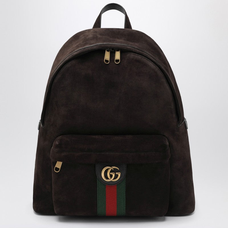Gucci Medium Brown Ophidia Backpack Men