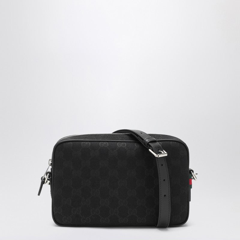 Gucci Black Gg Fabric Shoulder Bag Men