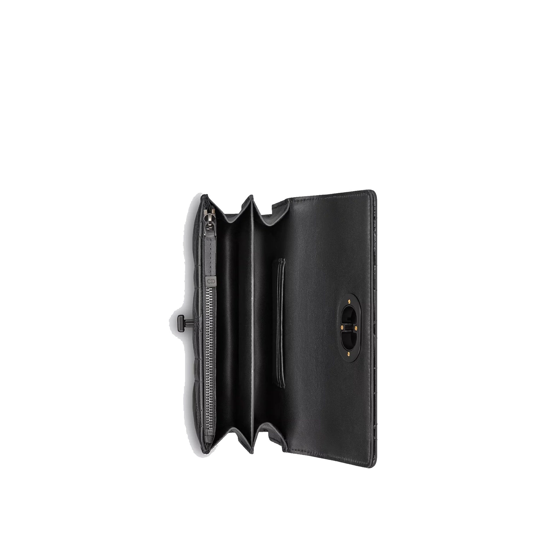 Dior Caro Patent And Matte Shoulder Bag Women