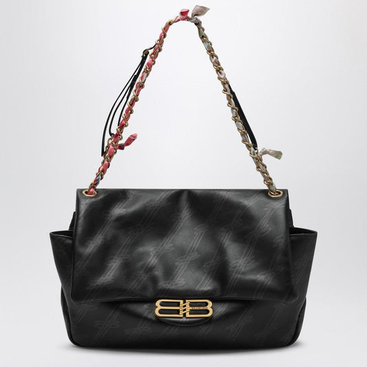 Balenciaga Darling Medium Black Chain Bag Women