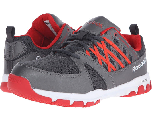 Men's Reebok Work Sublite Work Grey/Red