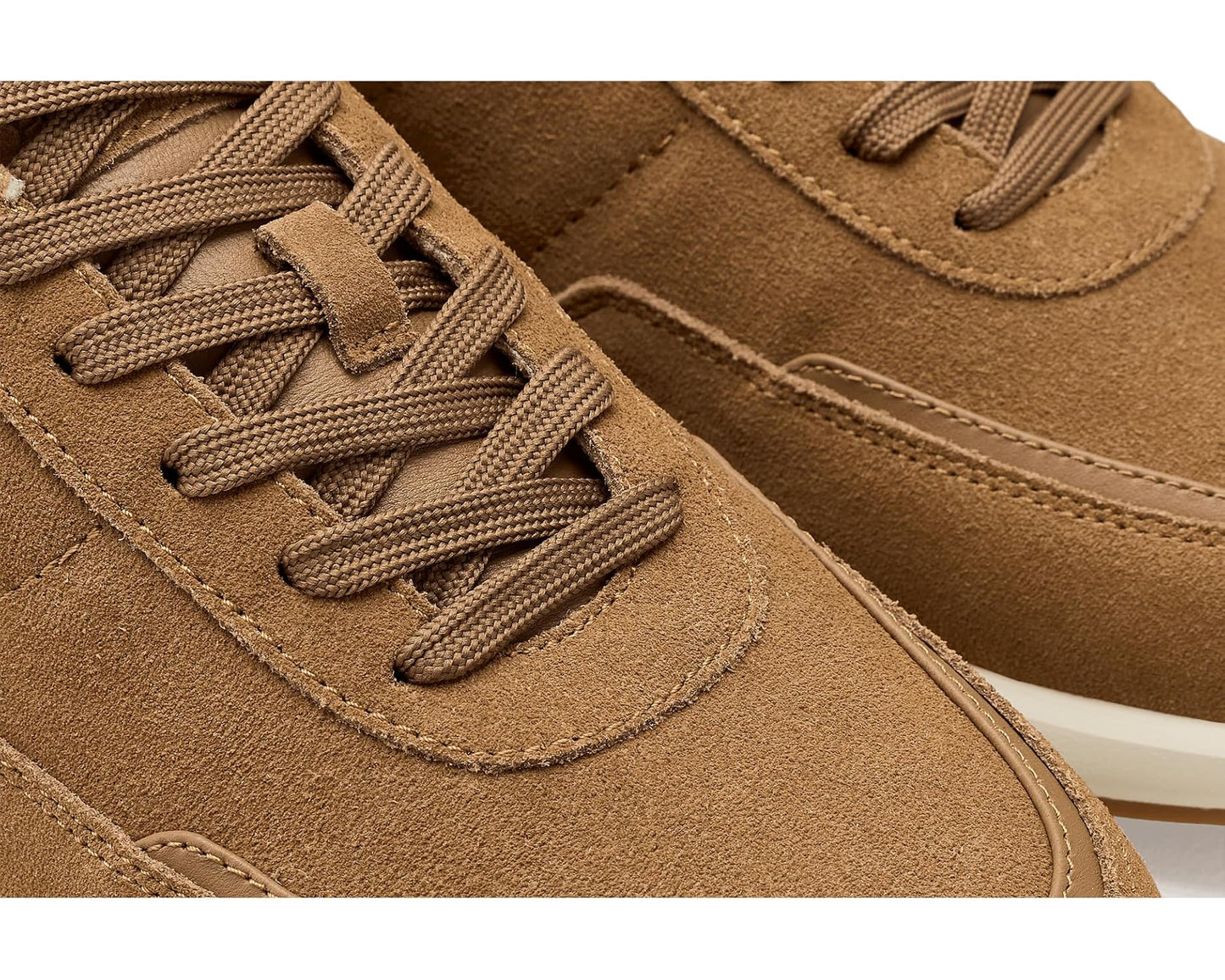 Men's Peter Millar Journeyman Suede Sneaker Dark Jute