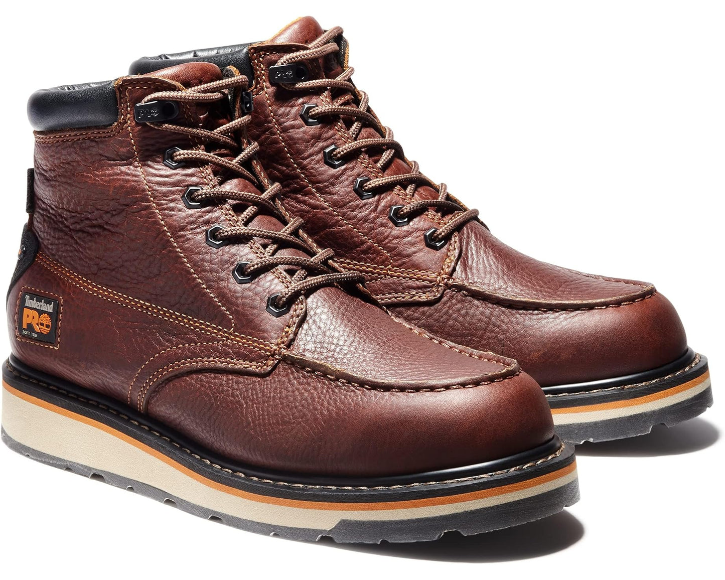 Men's Timberland PRO Gridworks 6 Moc Soft Toe Waterproof Brown Tempest Rancher
