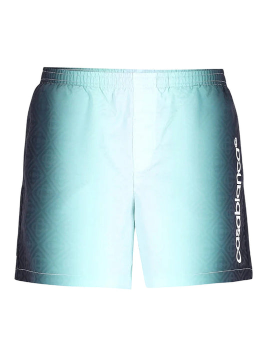 Casablanca Men Men`S Jacquard Print Swim Shorts