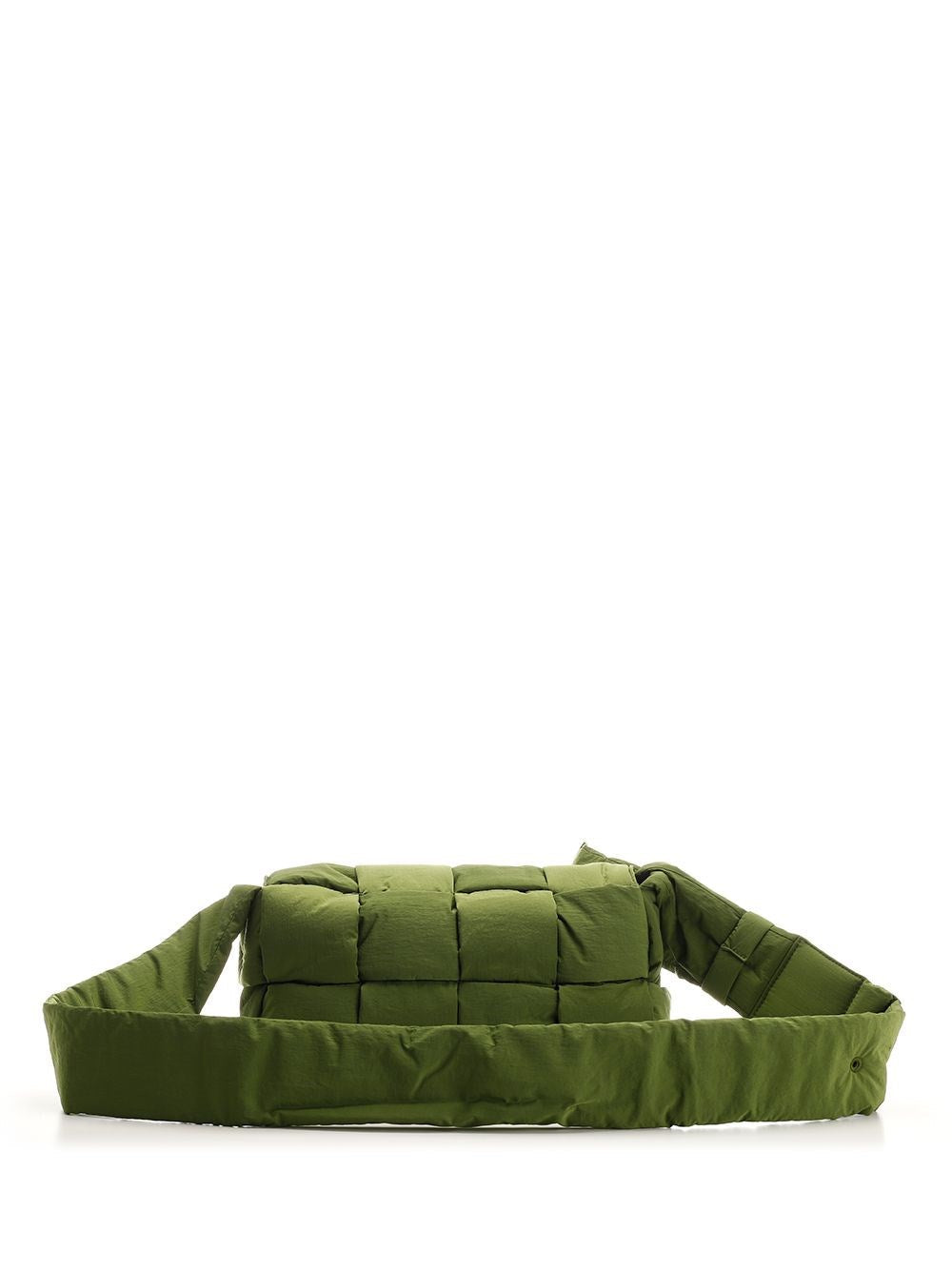 Bottega Veneta Men Avocado Nylon "Cassette" Bag