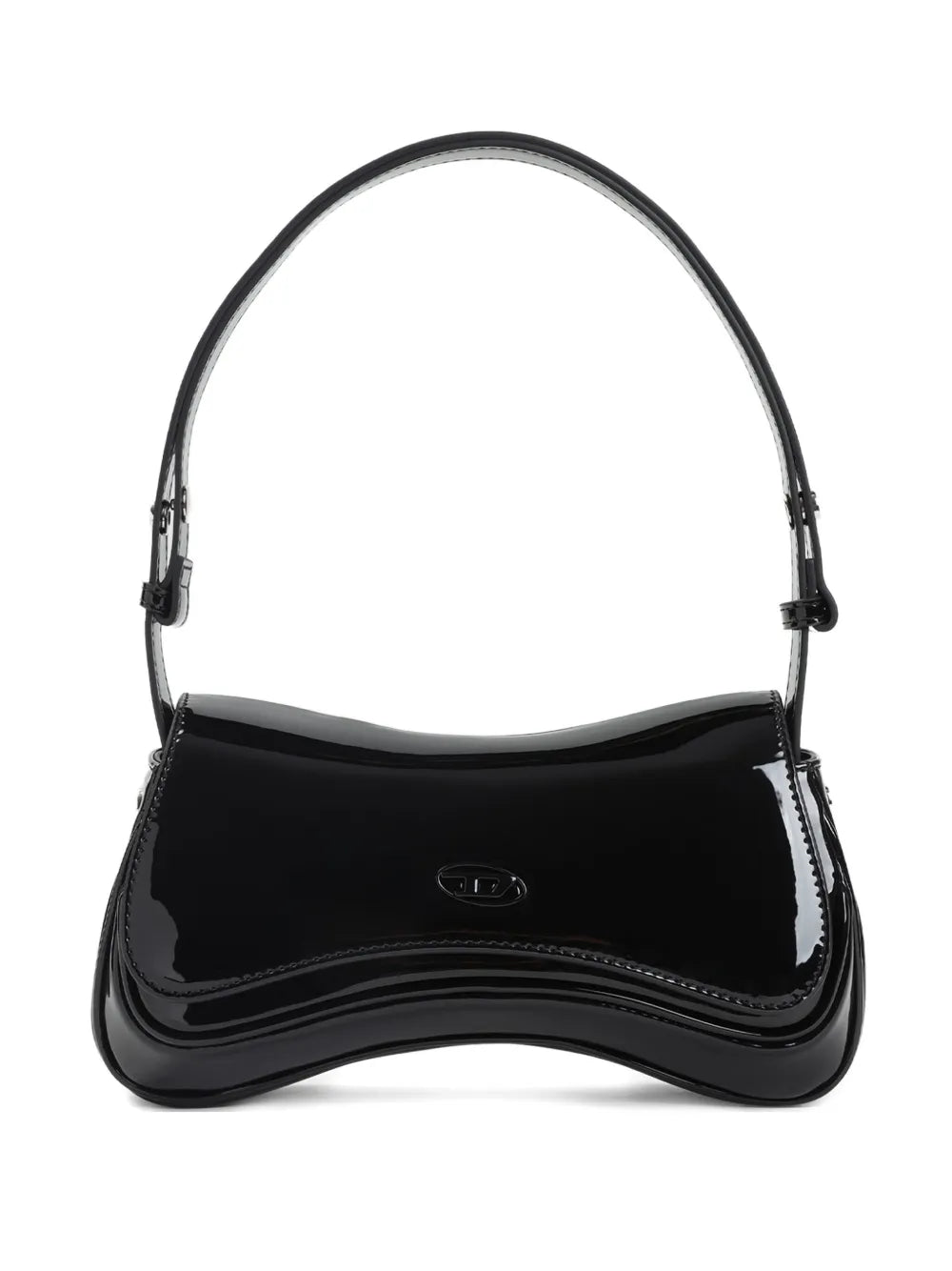Diesel Women Play Shoulder Bag With Logo Plaque