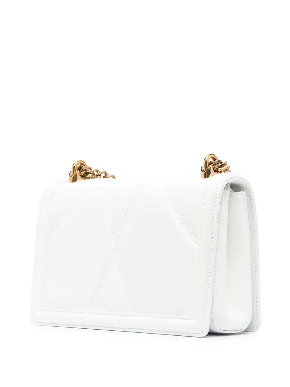Dolce & Gabbana Women Shoulder Bag With Logo Plaque