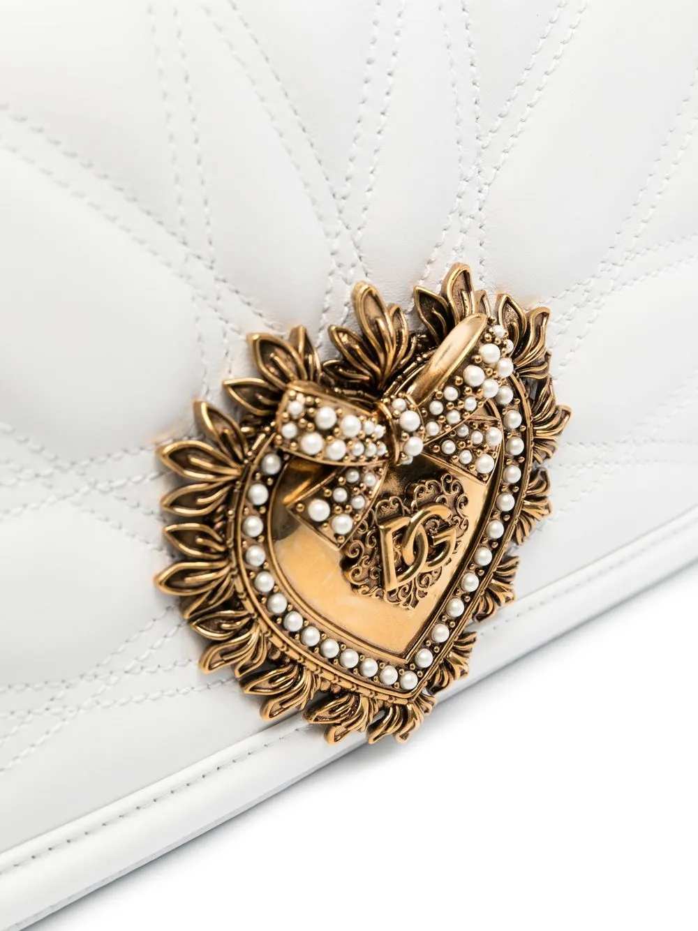 Dolce & Gabbana Women Shoulder Bag With Logo Plaque