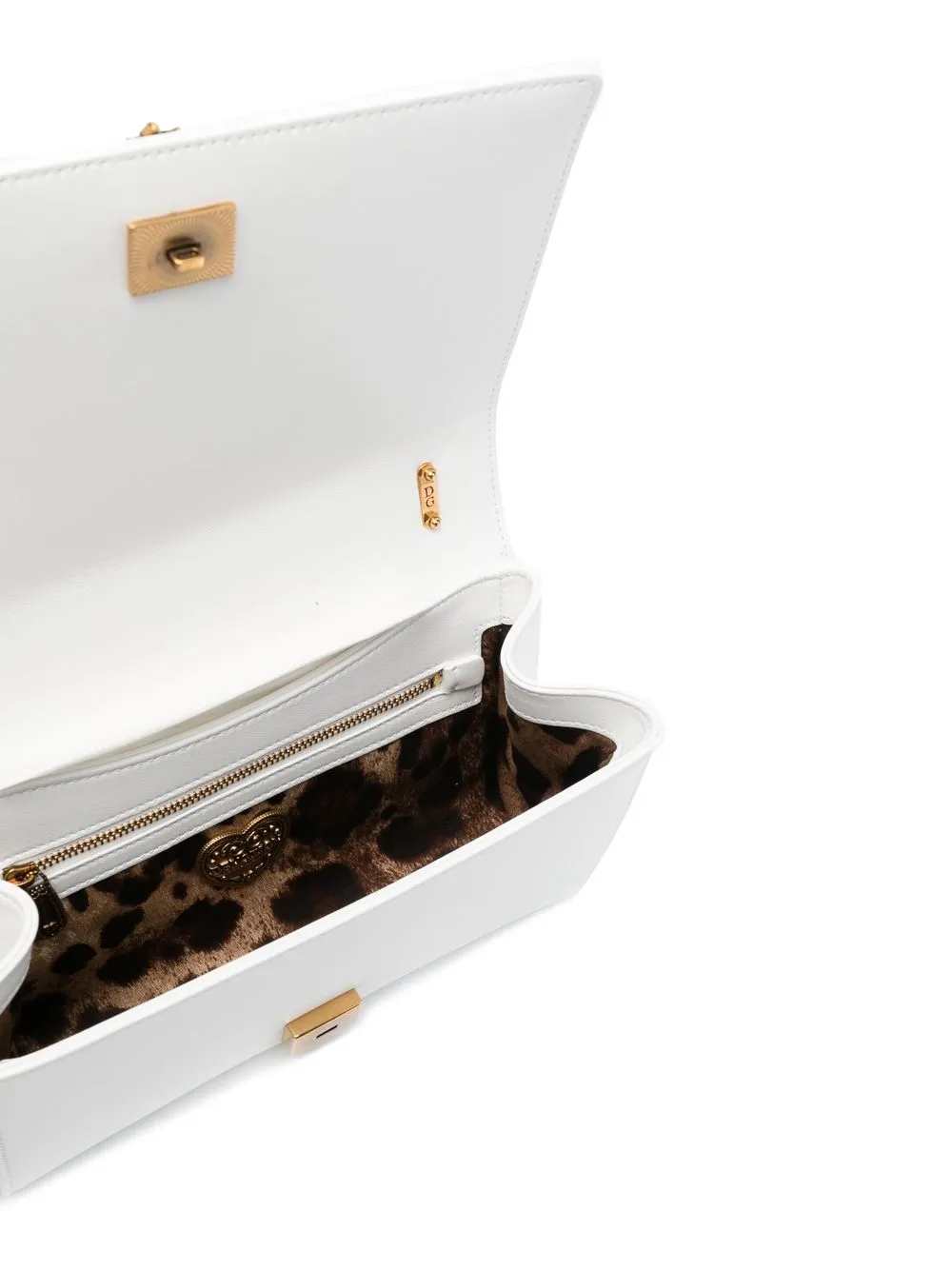 Dolce & Gabbana Women Shoulder Bag With Logo Plaque