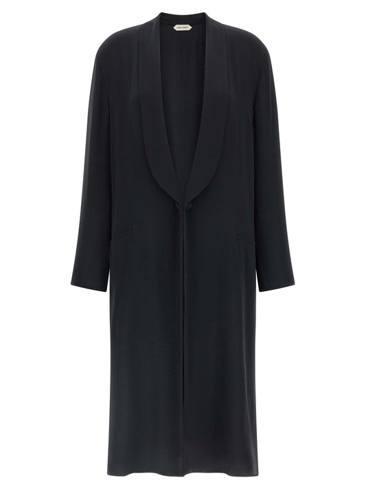 Alberta Ferretti Women Silk Georgette Coat